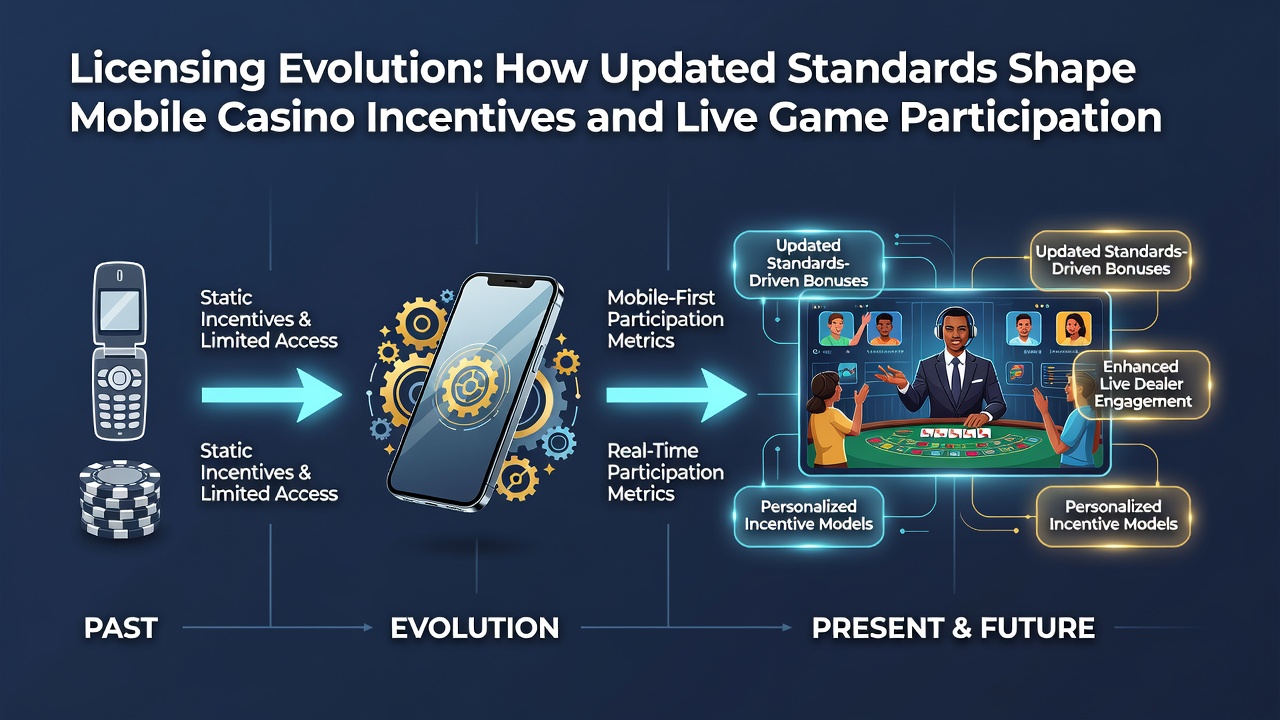 Mobile casino incentives and live dealer participation under new licensing rules