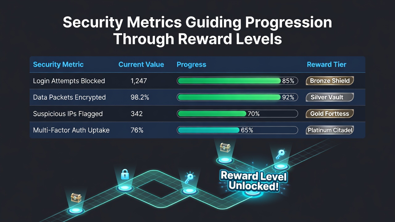 Live dealer table interface integrated with mobile reward progression dashboard and security indicators