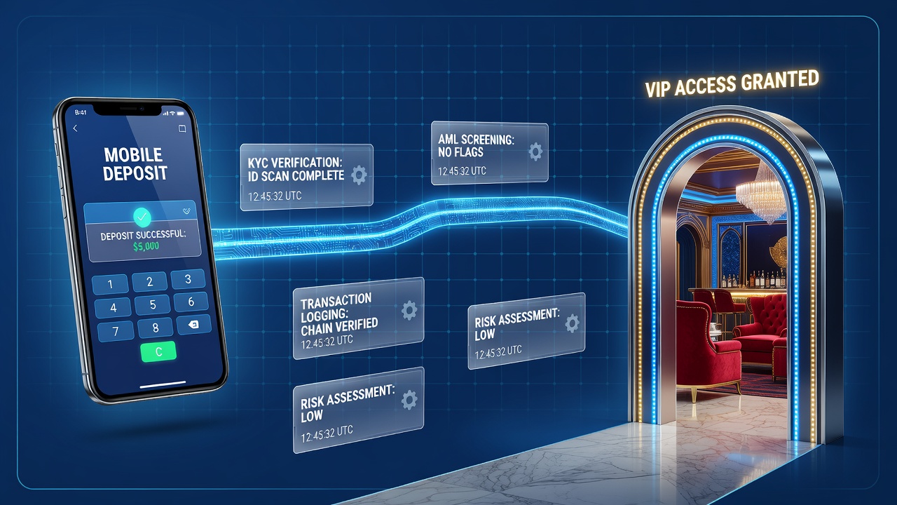 Diagram showing live session monitoring and VIP pathway connections
